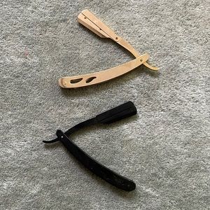 2 Straight razors no blades